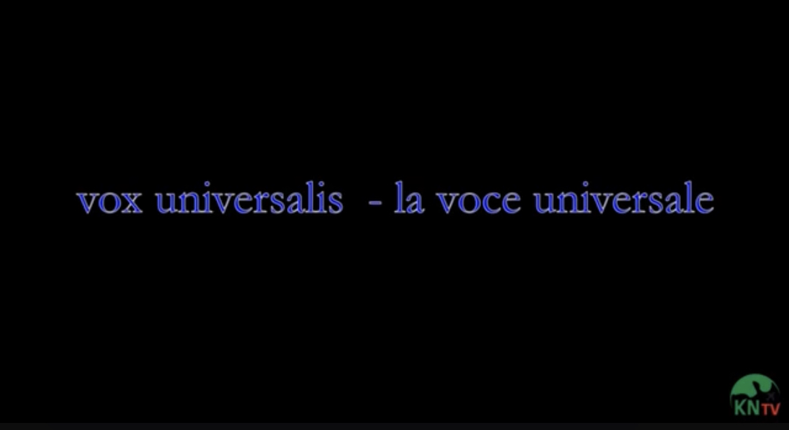 ,,VOX UNIVERSALIS”